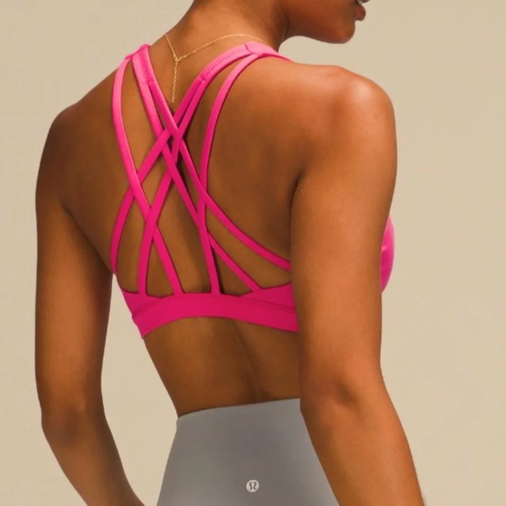 NWT Lululemon Free Serene Bra SONIC PINK size 6 - Picture 4 of 5